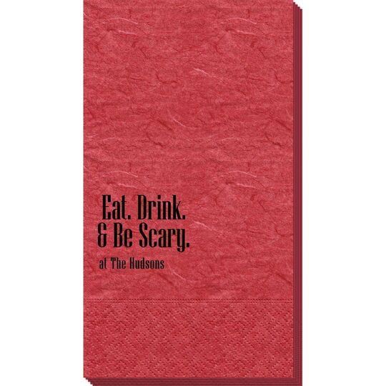Eat Drink & Be Scary Bali Guest Towels